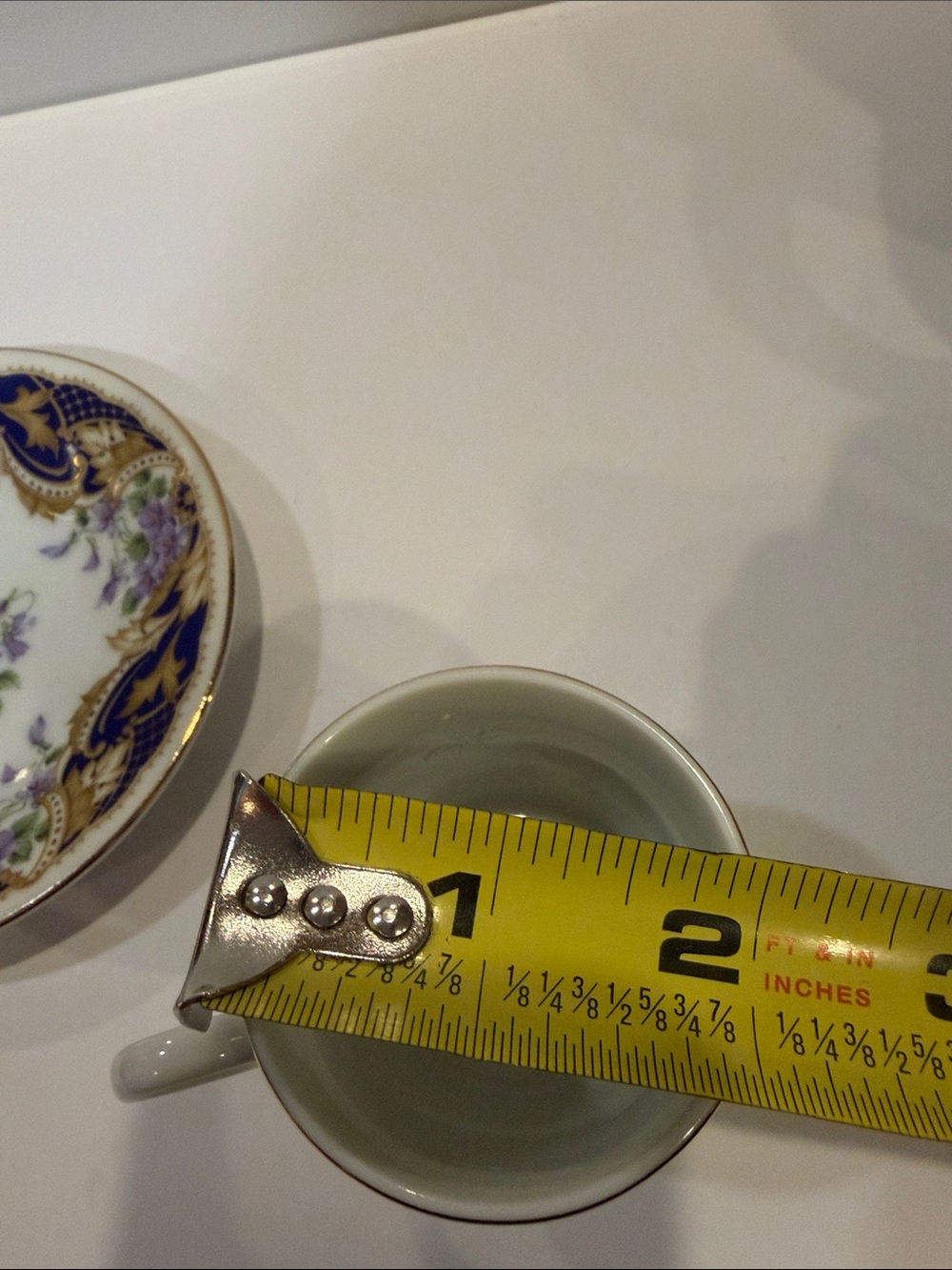 Andrea By Sadek Demataisse Cup & Saucer Set - Royal Violets - Picture 10 of 11